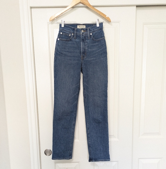 MADEWELL The Perfect Vintage Straight Jean Women's Size 23 - Picture 1 of 9